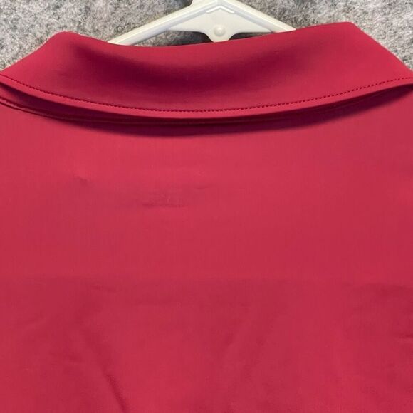 Swing Dish Shirt Women's Large Red Collared Clara Long Sleeve Crimson Golf Polo - Picture 14 of 15